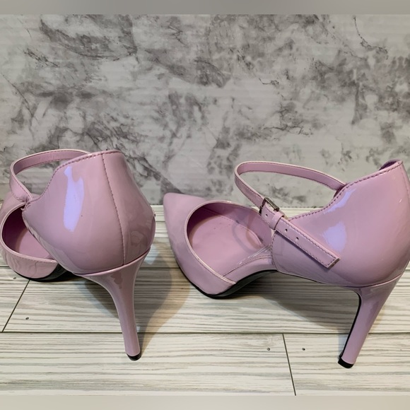 Calvin Klein Purple Gel Pod D Orsay Adjustable Strap Roya Pointed toe Stiletto - Picture 5 of 6